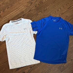 Under Armour Light Gray and Royal Blue Dri-Fit